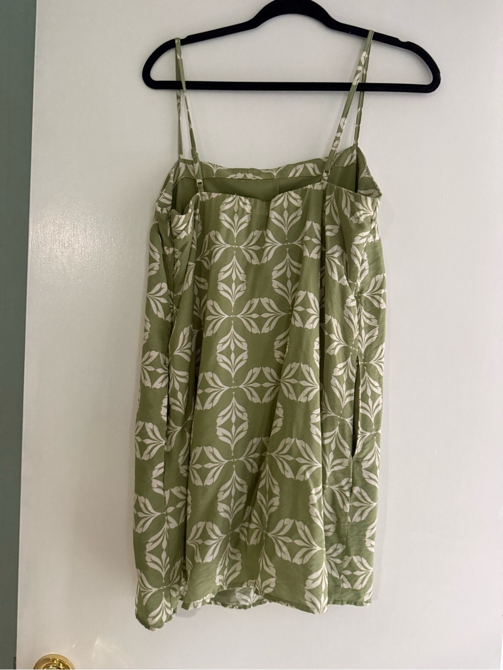 Abercrombie & Fitch Sage Green Printed Slip Skort Dress - Picture 6 of 6